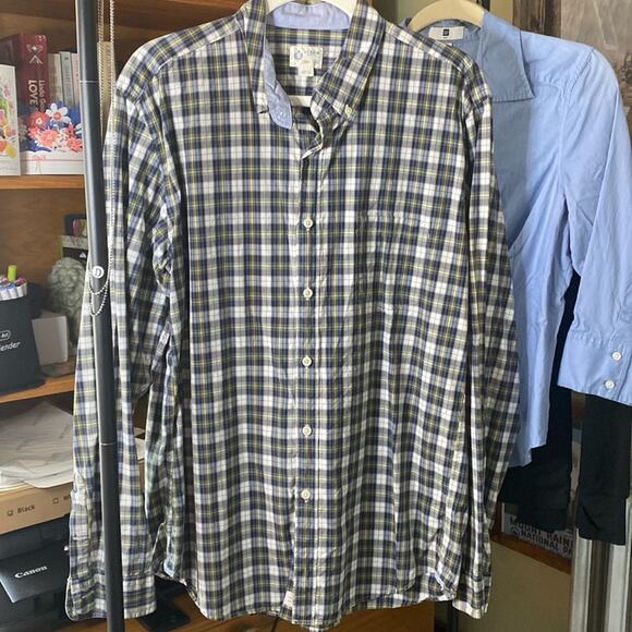 J CREW secret washed plaid button down shirt - Picture 1 of 5